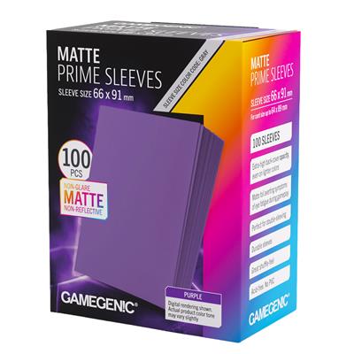 Matte Prime Sleeves Purple 66x91
