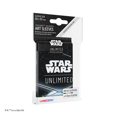 Star Wars: Unlimited Art Sleeves - Black Lightsaber