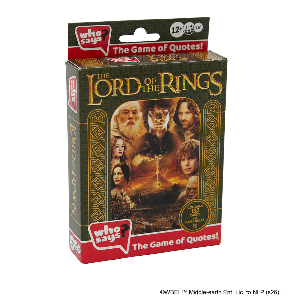 Who Says? The Lord of the Rings