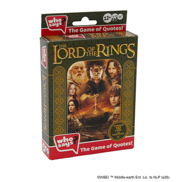Who Says? The Lord of the Rings