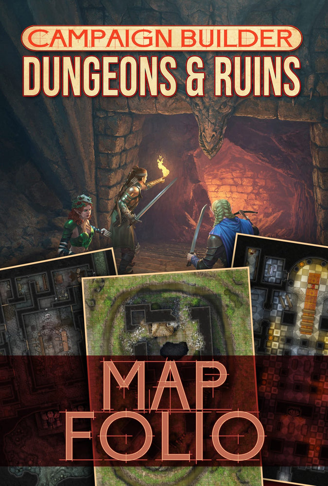 CAMPAIGN BUILDER DUNGEONS & RUINS MAP FOLIO