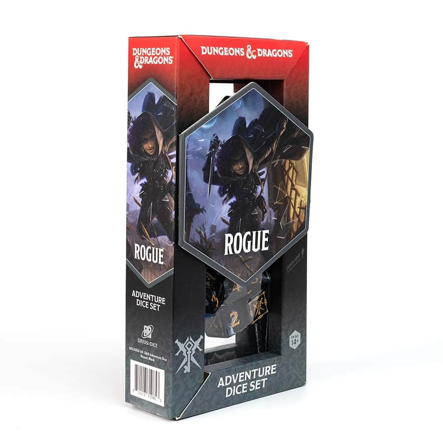 D&D Adventure Dice -Rogue: Black