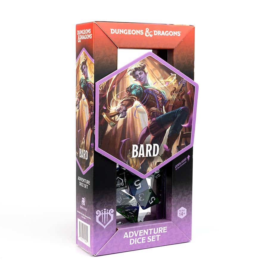 D&D Adventure Dice - Bard: Blue
