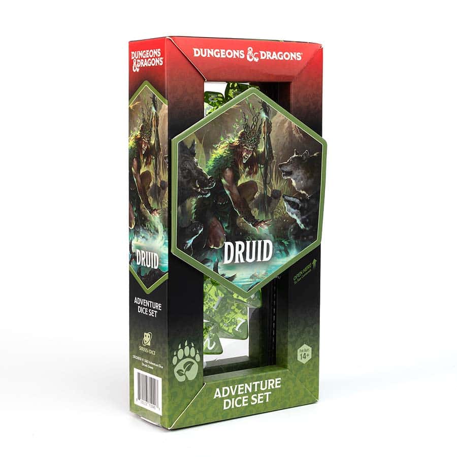 D&D Adventure Dice - Druid: Green