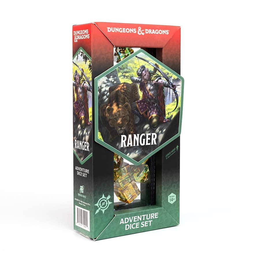 D&D Adventure Dice -Ranger: Green / Multi