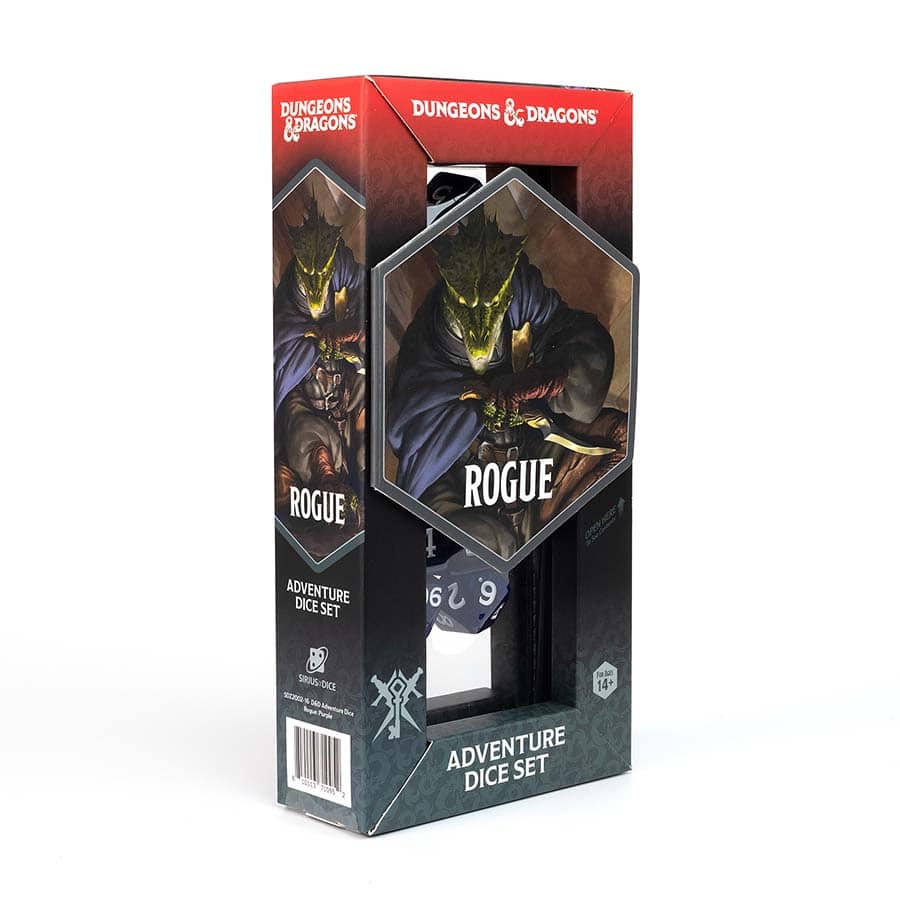 D&D Adventure Dice -Rogue: Purple