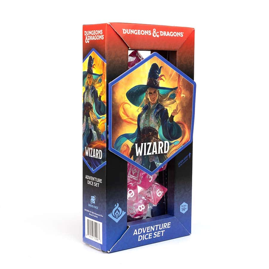 D&D Adventure Dice - Wizard: Fuchsia