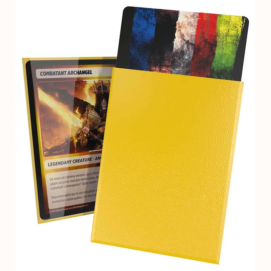 Cortex Sleeves: Matte Yellow (100)