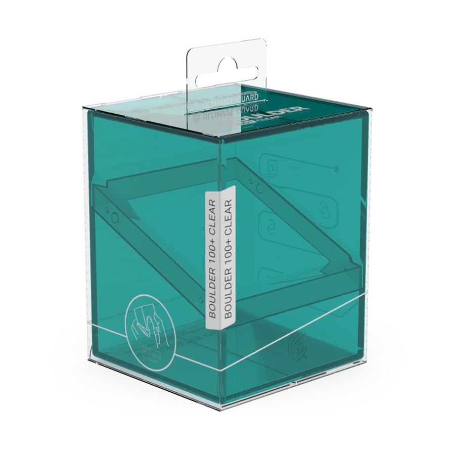 Deck Case 100+ Boulder: Clear Malachite