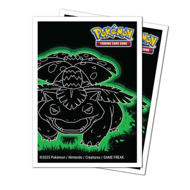 ULTRA PRO: POKEMON: NEON KANTO 105CT APEX DECK PROTECTOR SLEEVES: VENUSAUR