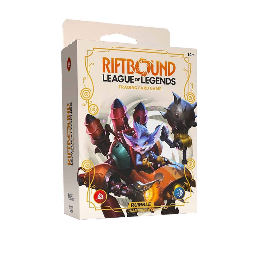 Riftbound: Spiritforged - Rumble Champion Deck Preorder (Limit 1 per customer, pickup only no shipping)